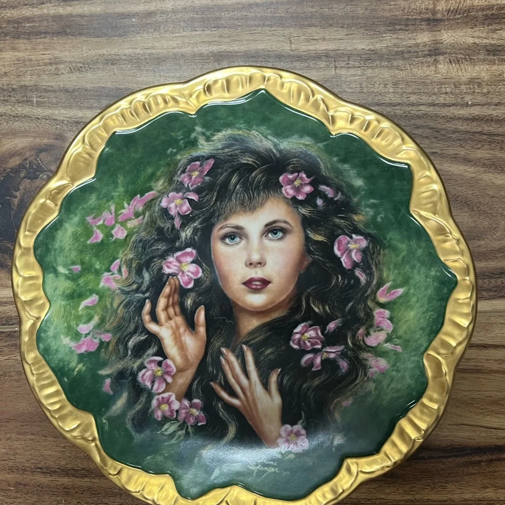 - PICKARD Symphony of Roses full set collector plates by Irene Spencer